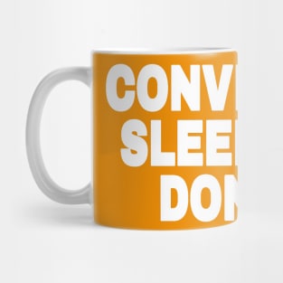 Convict Sleepy Don - White - Back Mug